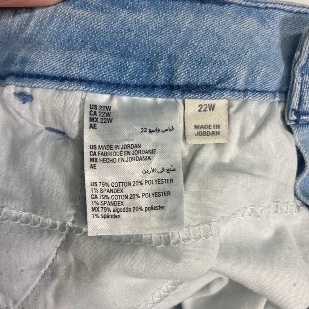 Style & Co Plus Size 22W Slim Leg Jean Mid-Rise - Picture 6 of 8